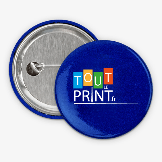 Badges : Ø 75mm personnalisé - Badges et supports