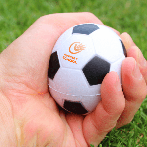 Balle de football anti-stress personnalisé - Objets Publicitaires