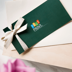 Bons cadeaux avec finitions luxueuses personnalisé - Objets Publicitaires