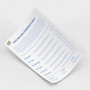 Bulletins de vote, Circulaires et Professions de foi personnalisé - Objets Publicitaires