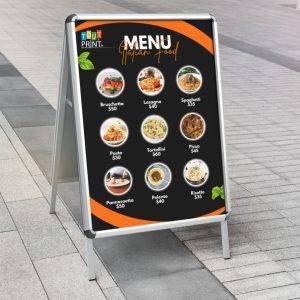 Chevalets porte-affiche personnalisé - Signalétique