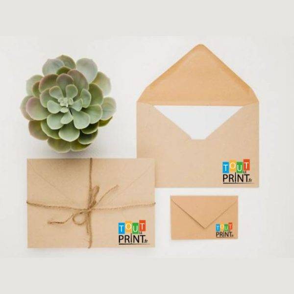 Enveloppes recyclées personnalisé - Enveloppes