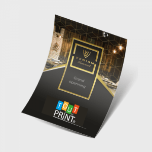 Flyers avec finitions luxueuses personnalisé - Flyers