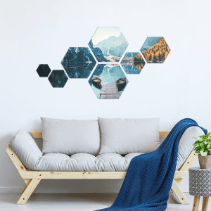 Impression photo hexagone personnalisé - Pour la Maison