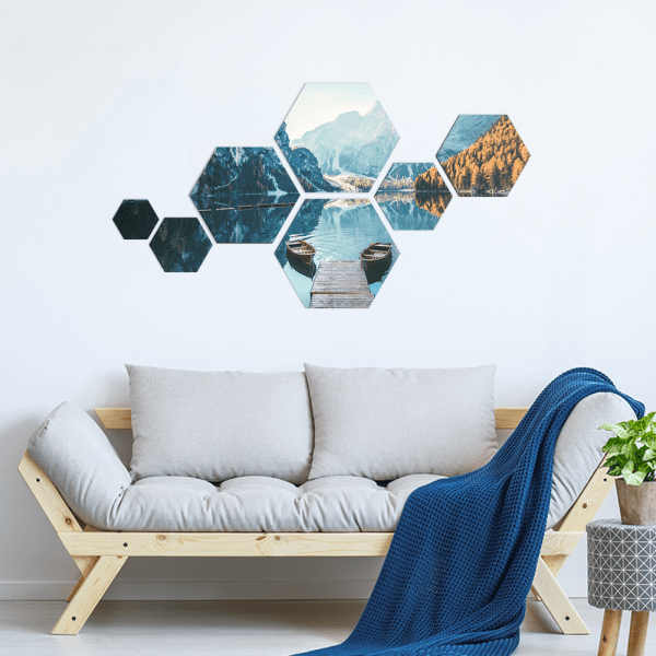 Impression photo hexagone personnalisé - Pour la Maison