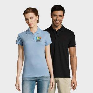 Polo basique en tissu mélangé personnalisé - Polos