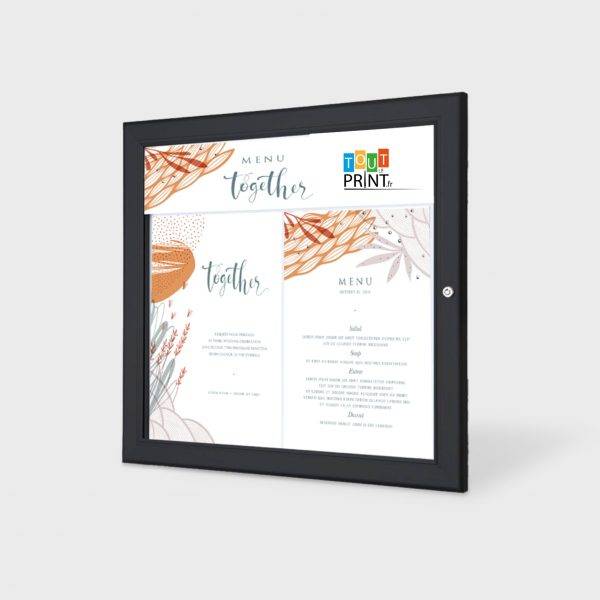 Porte-menu mural personnalisé - Evenementiel / marketing