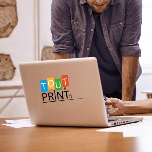 Stickers pour ordinateur portable personnalisé - Adhesifs petits formats