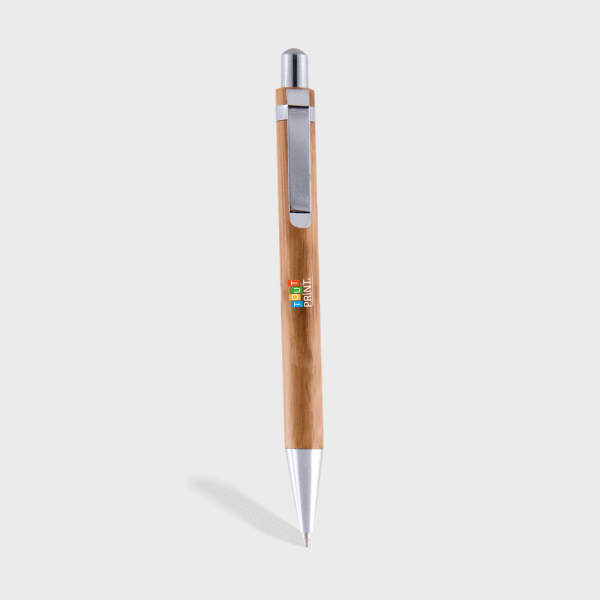 Stylo à bille en Bambou personnalisé - Objets Publicitaires