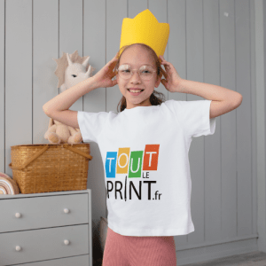 T-shirt à col rond enfants personnalisé - Tee Shirts