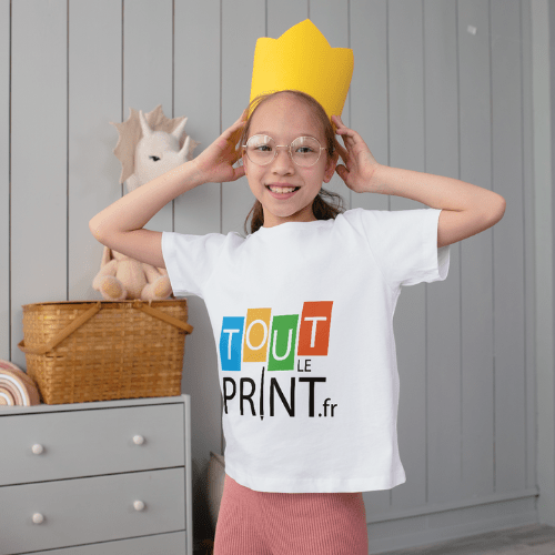 T-shirt à col rond enfants personnalisé - Tee Shirts