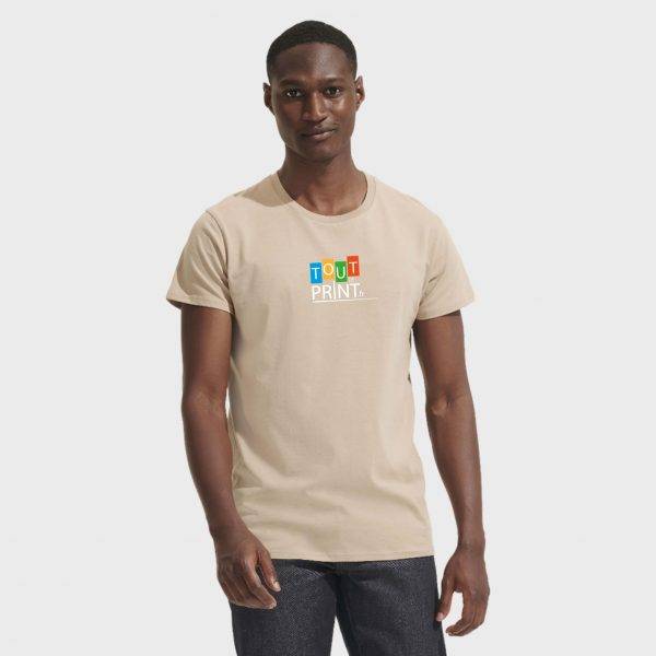 T-shirt durable col rond Unisexe personnalisé - Tee Shirts