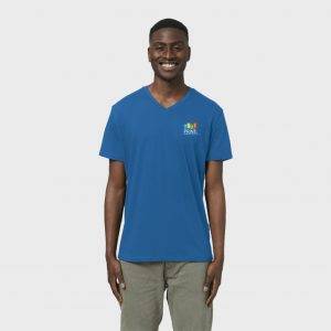 T-shirt durable col V homme personnalisé - Tee Shirts
