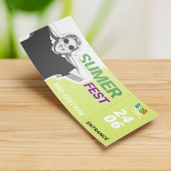 Tickets événements personnalisé - Carnets