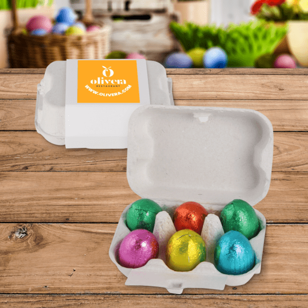 Boîte à mini oeufs de Pâques personnalisé - Objets Publicitaires