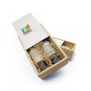 Caisses de vin en bois personnalisé - Objets Publicitaires