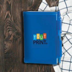 carnet A7 PVC avec stylo tout le print