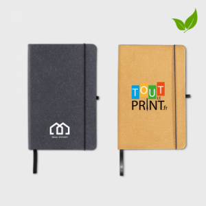 Carnet de notes A5 avec couverture en cuir personnalisé - Serviettes et couvertures
