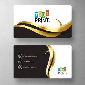 Cartes de visite avec finitions luxueuses personnalisé - Carte de visite luxe