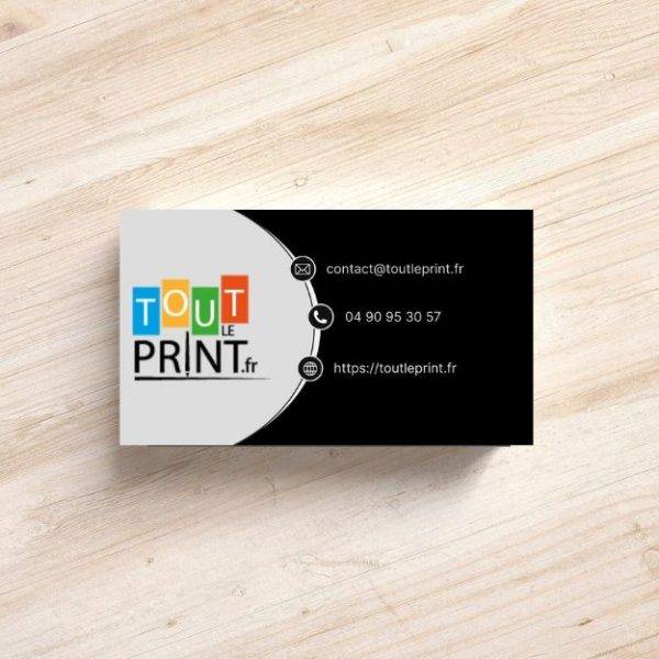 Cartes de visite avec pelliculage personnalisé - Cartes de visite