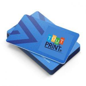 Cartes de visite en plastique blanc (PVC) personnalisé - Carte de visite plastique