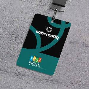 Cartes PVC avec perforation ronde personnalisé - Objets Publicitaires
