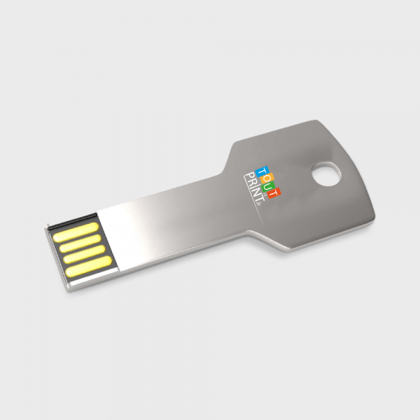 Clés USB Stainless Steelkey personnalisé - Clé USB