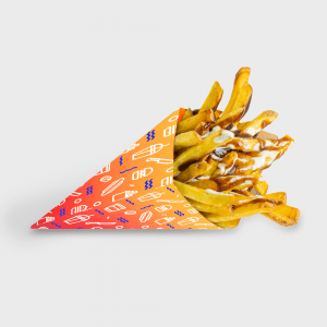 Cornet de frites personnalisé - Objets Publicitaires