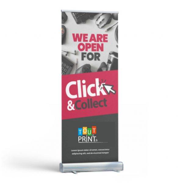 Kakémonos roll-up budget personnalisé - Imprimerie