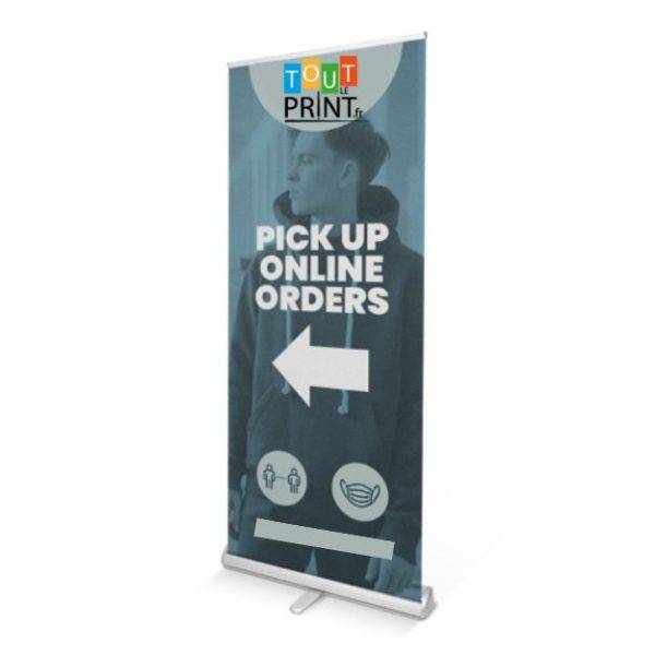Kakémonos roll-up premium personnalisé - Imprimerie