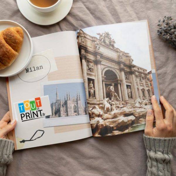 Livre photo A4 Portrait personnalisé - Brochure / catalogues