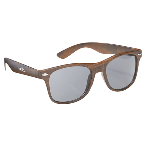 Lunettes de soleil effet bois personnalisé - Loisirs