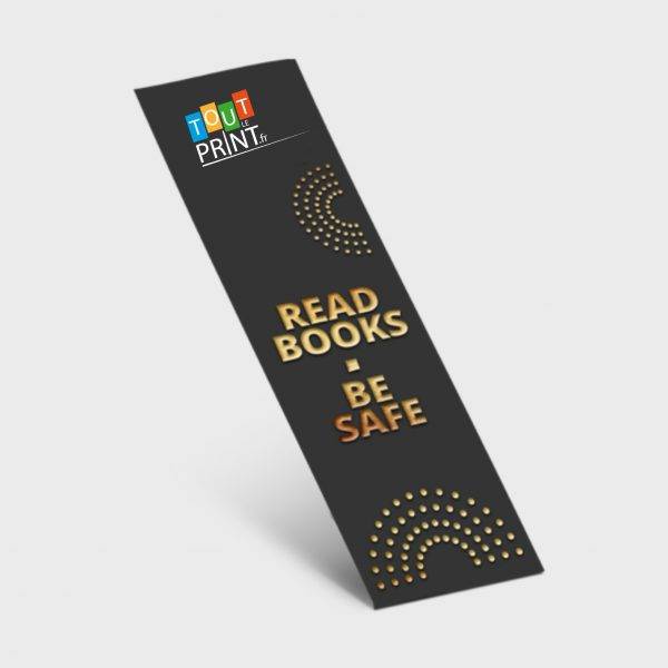 Marque-pages avec finitions luxueuses personnalisé - Flyers Luxe