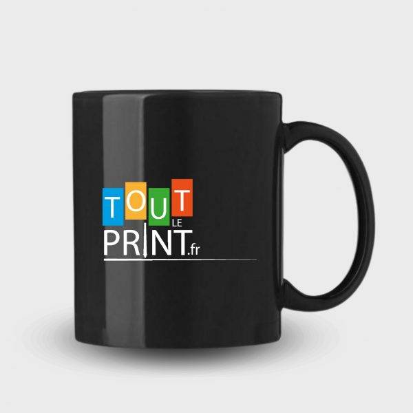 Mug noir personnalisé - Mugs