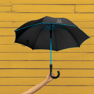 Parapluie avec des marquages publicitaires personnalisé - Loisirs