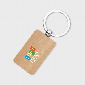 Porte-clés en bois (Sur Devis) personnalisé - Portes clés