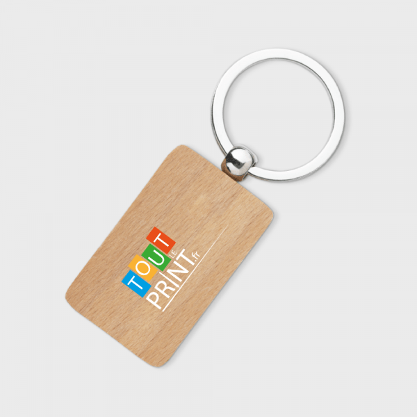 Porte-clés en bois (Sur Devis) personnalisé - Portes clés