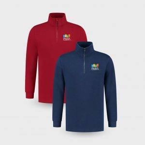 Pull col zippé Tricorp personnalisé - Sweats