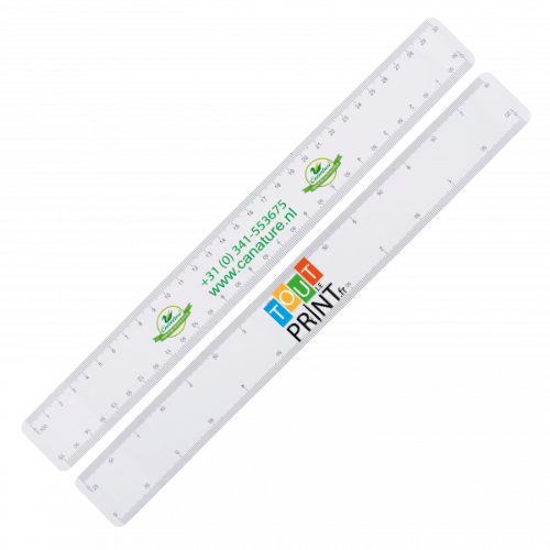 Règle 4 échelles 30 cm personnalisee personnalisé - Papeterie