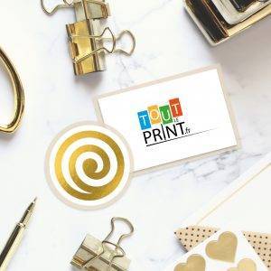 Stickers avec finitions exclusives personnalisé - Adhesifs petits formats