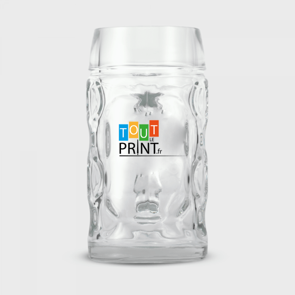 Chopes de bière 1L personnalisé - Verres et carafes
