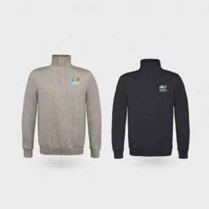 B&C Pull demi-zippé Budget personnalisé - Sweats