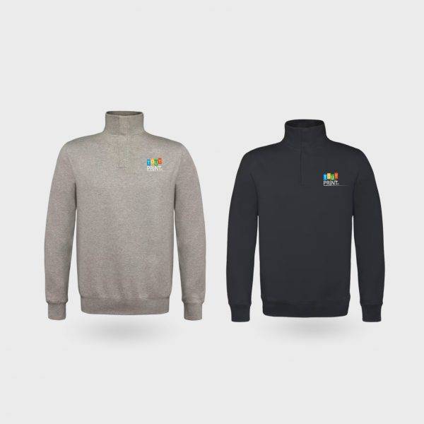 B&C Pull demi-zippé Budget personnalisé - Sweats