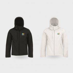 B&C Veste à capuche Softshell Premium personnalisé - Doudoune veste polaire