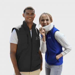 GIlet softshell doublé personnalisé - Doudoune veste polaire