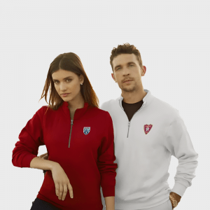 Pull col montant zippé (grandes quantités) personnalisé - Sweats