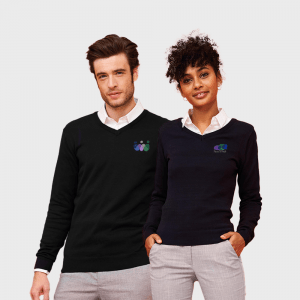 Pull Premium col V personnalisé - Sweats
