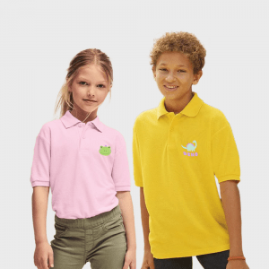 T-shirt classique à col polo pour enfants personnalisé - Polos