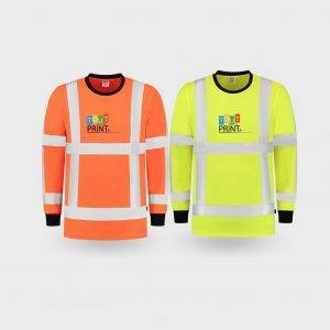 T-shirt réfléchissant à manches longues Tricorp personnalisé - Articles réfléchissants