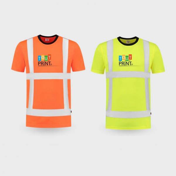 T-shirt réfléchissant Haute visibilité Tricorp personnalisé - Articles réfléchissants